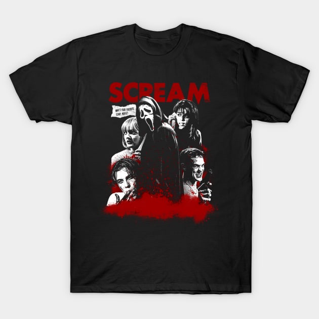 Scream T-Shirt by nickbaileydesigns